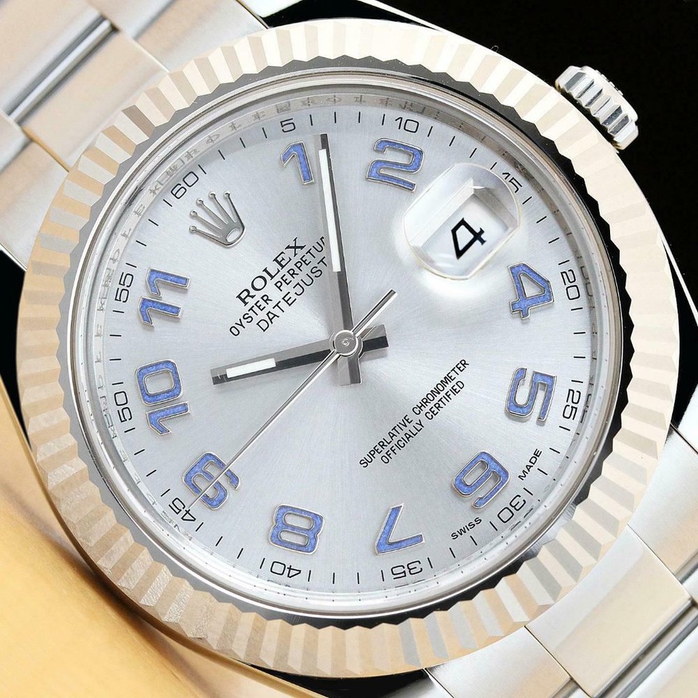 Men's Rolex Datejust II 41mm Watch w/ box + cards